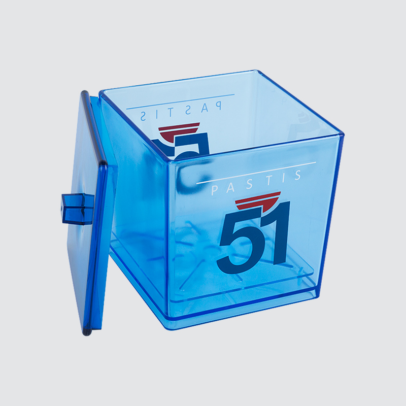 5.5L Square Led Ice Bucket LD-B222 With Double Wall